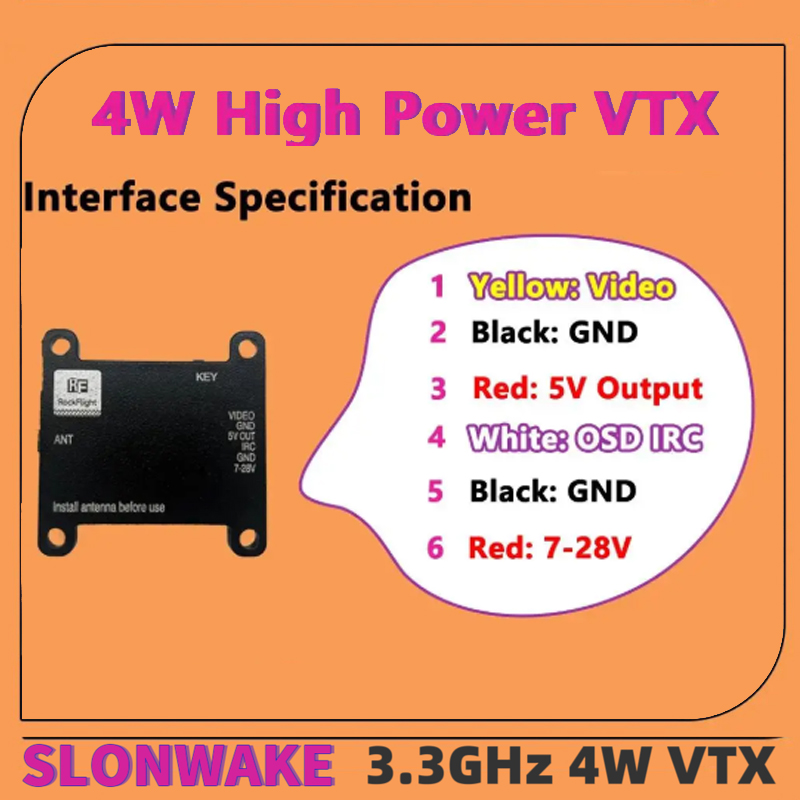 جهاز إرسال فيديو SLONWAKE FPV  - مراجعة Fpv Drone Receiver وسعره