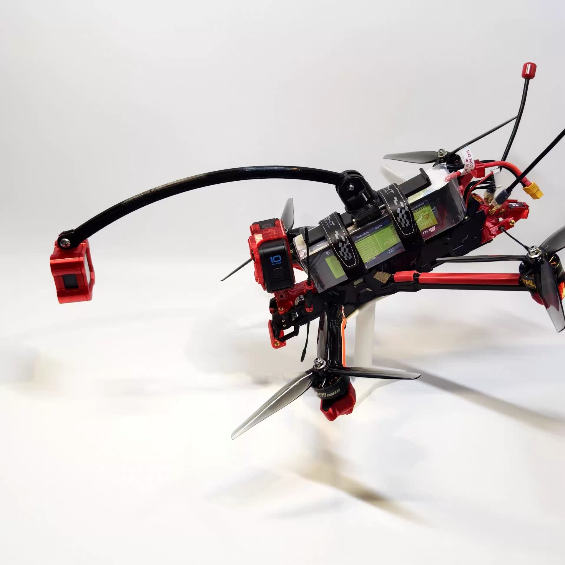 كاميرا FPV عصا سيلفي دوارة 360 - مراجعة Fpv Drone Bag وسعره